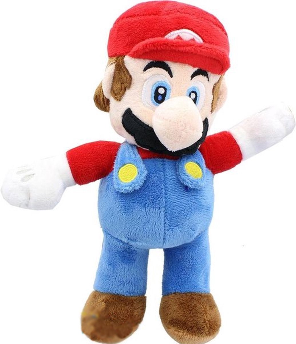 Super Mario Bros Pluche Knuffel 25 cm | Mario Luigi Nintendo Plush Toy | Speelgoed knuffeldier knuffelpop voor kinderen | mario odyssey party kart | Yoshi Bowser Peach